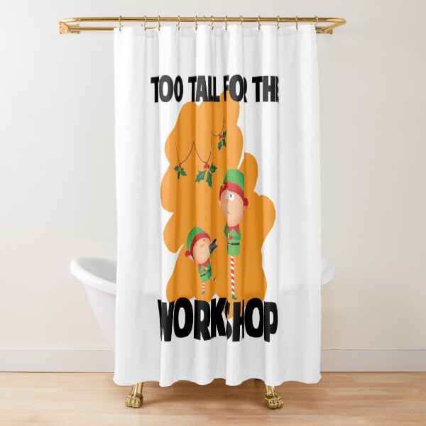 Item preview, Tall Elf Mistletoe Mishap -Christmas Tee designed and sold by clevercraft58.