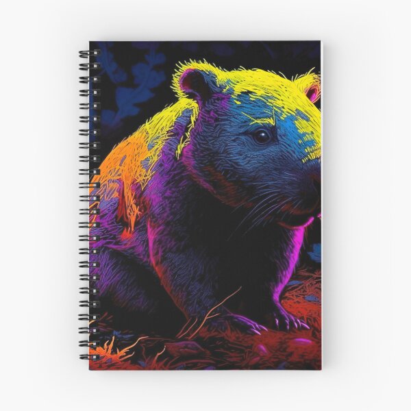 Item preview, Blacklight Style Wombat designed and sold by Matt's Artificial Nature.