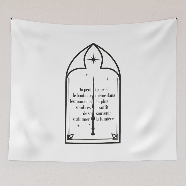 Item preview, Illustrated quote HP magic wand designed and sold by MarieBlly.
