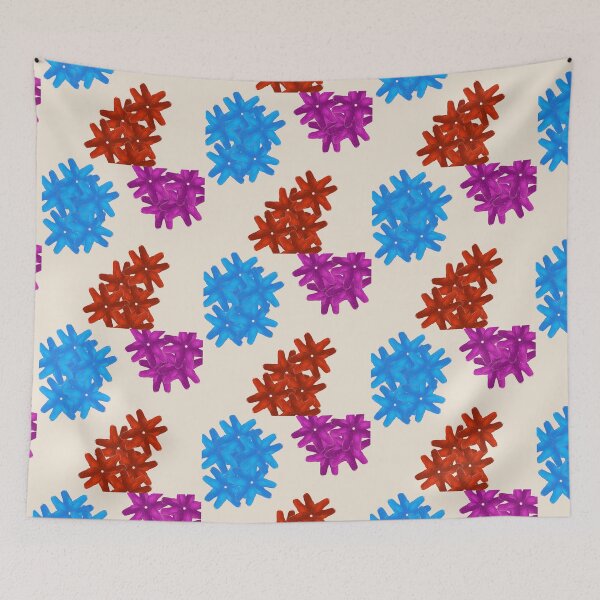 Item preview, Colorful Flowers Pattern - Beige designed and sold by CushyNest.