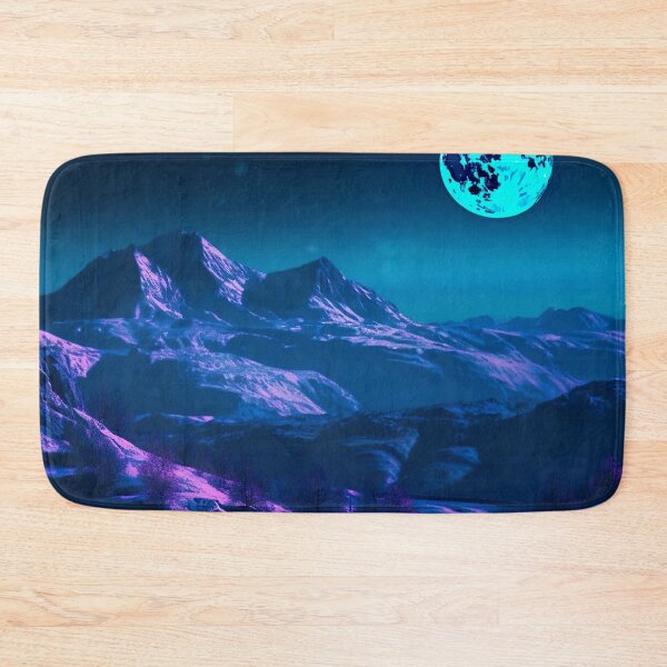 Item preview, Blacklight Style Mountainscape designed and sold by Matt's Artificial Nature.