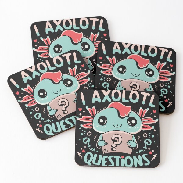 Item preview, I Axolotl Questions Retro Funny Gift designed and sold by flippinsg.