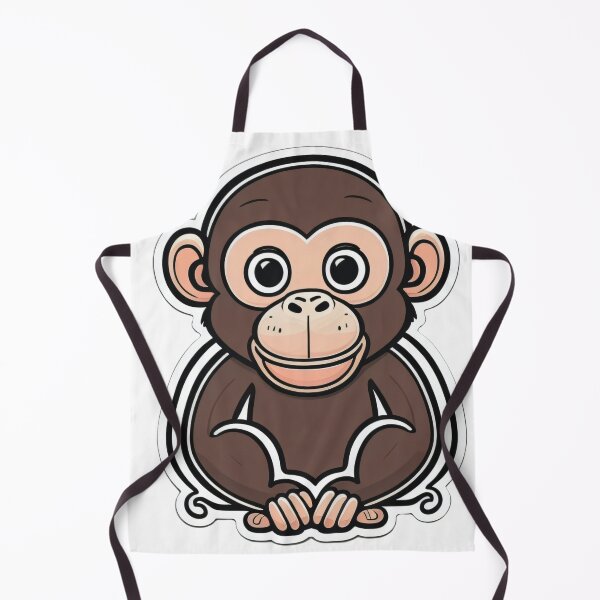Item preview, Chibi Kawaii Monkey designed and sold by Printsalotl.