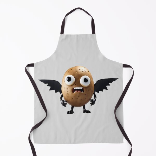 Item preview, Fallen angel potato with black wings designed and sold by SheepAttack.