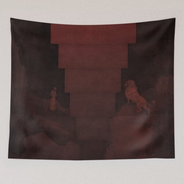 Item preview, Dante Alighieri - The Divine Comedy, Inferno Literary Art for Book Lovers designed and sold by RedHillPrints.