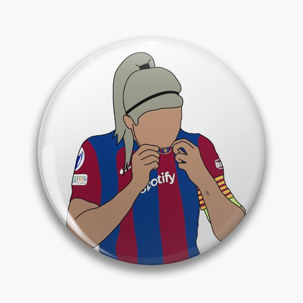 Item preview, Alexia Putellas badge kiss designed and sold by Laura Piedrafita.