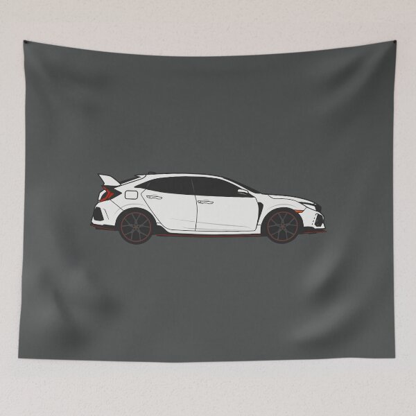Item preview, Profile view of a white FK8 designed and sold by ApexFibers.