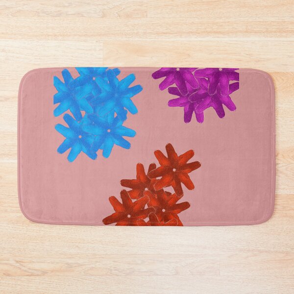 Item preview, Colorful Flowers Pattern - Dusty Rose designed and sold by CushyNest.