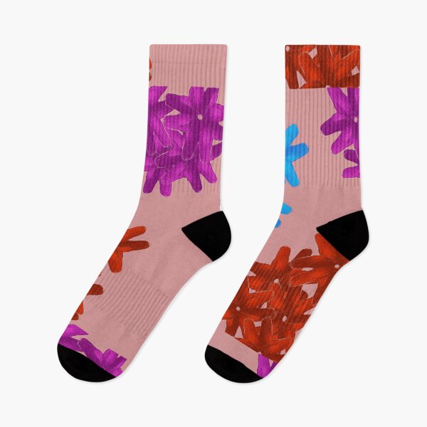 Item preview, Colorful Flowers Pattern - Dusty Rose designed and sold by CushyNest.