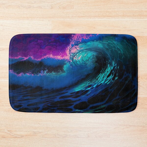Item preview, Blacklight Style Crashing Waves designed and sold by Matt's Artificial Nature.