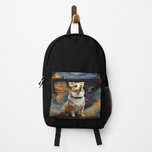 Item preview, Corgi's Ethereal Wonderland | Vincent van Gogh designed and sold by DevushkaStore.