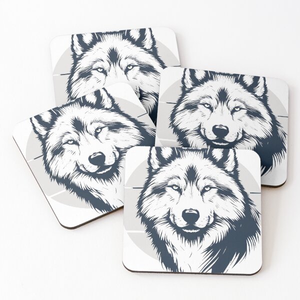 Item preview, Majestic Wolf - Tribal Graphic designed and sold by Loveanddraw.