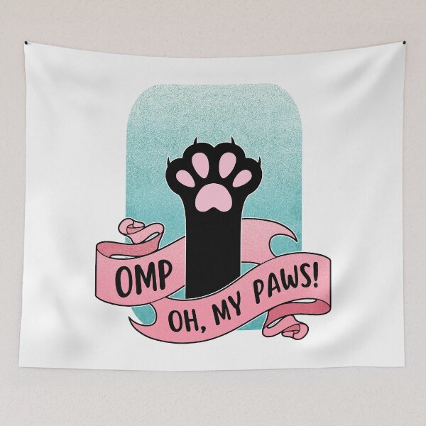 Item preview, Oh My Paws | Cat Paw | Cat Meme designed and sold by ObsidianDaz.