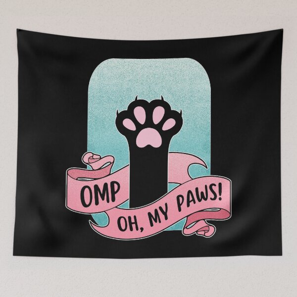 Item preview, Oh My Paws | Cat Paw | Cat Meme designed and sold by ObsidianDaz.