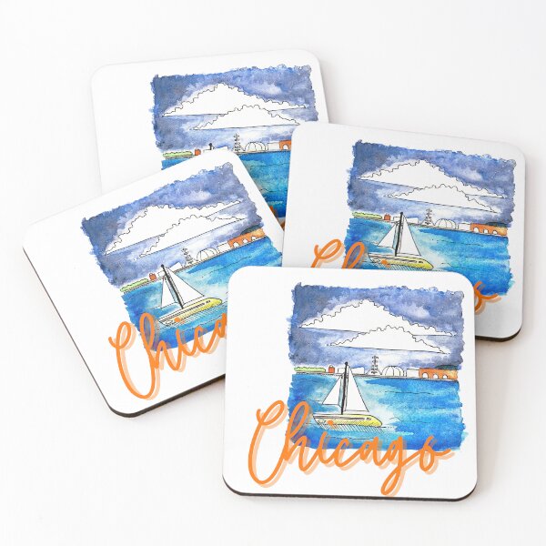 Item preview, Chicago Lakefront designed and sold by Color Chicago.