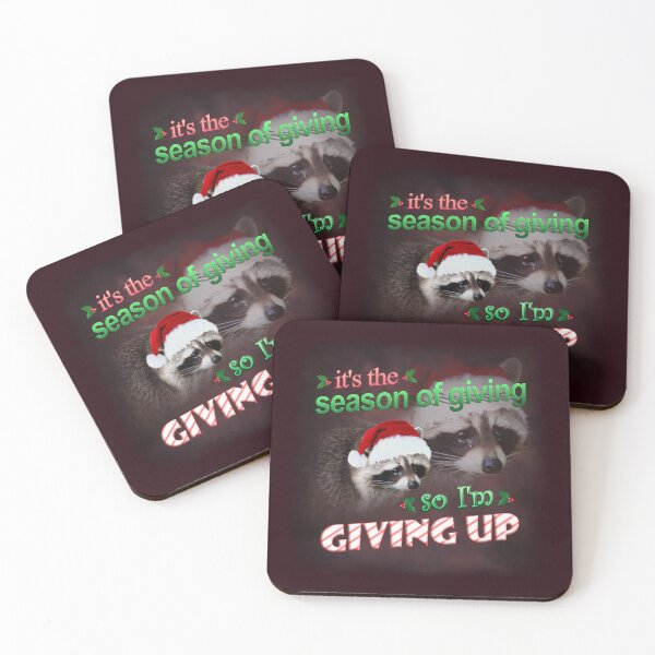 Item preview, It's the season of giving, so I'm giving up (holiday version) designed and sold by snazzyseagull.