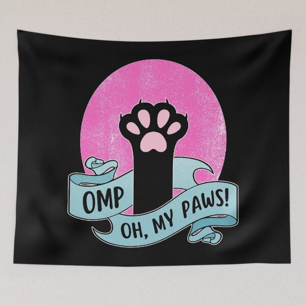 Item preview, Oh My Paws | Cat Paw | Cat Meme designed and sold by ObsidianDaz.