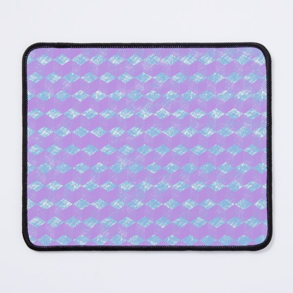 Item preview, Pattern zig zag square purple, background light blue designed and sold by Florvolcanica.