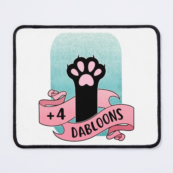 Item preview, 4 Dabloons | Cat Meme Trend designed and sold by ObsidianDaz.