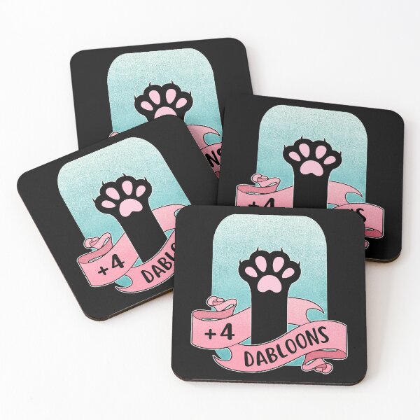 Item preview, 4 Dabloons | Cat Meme Trend designed and sold by ObsidianDaz.