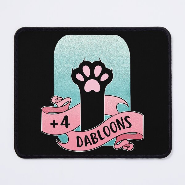 Item preview, 4 Dabloons | Cat Meme Trend designed and sold by ObsidianDaz.