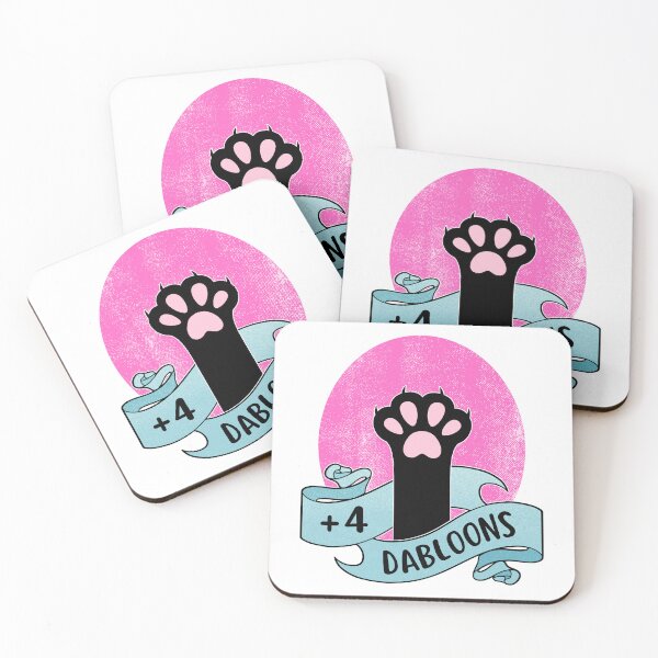 Item preview, 4 Dabloons | Cat Meme Trend designed and sold by ObsidianDaz.
