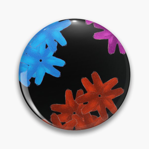 Item preview, Colorful Flowers Pattern - Black designed and sold by CushyNest.
