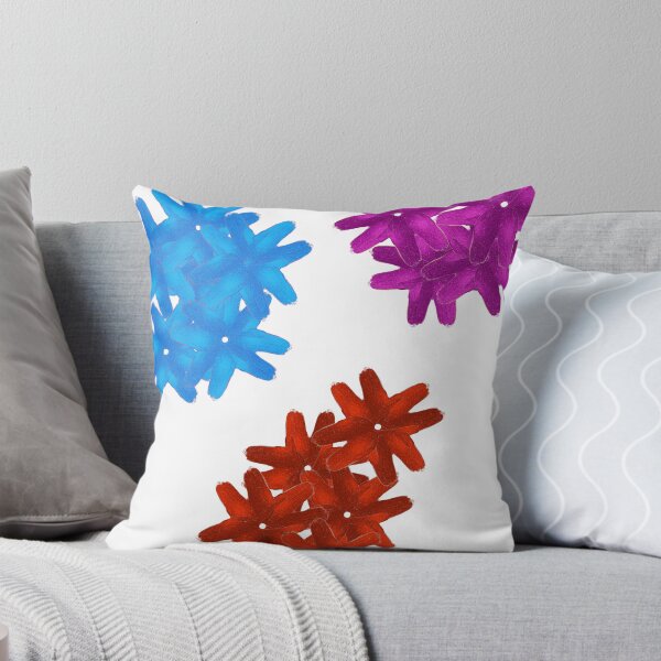 Item preview, Colorful Flowers Pattern - White designed and sold by CushyNest.