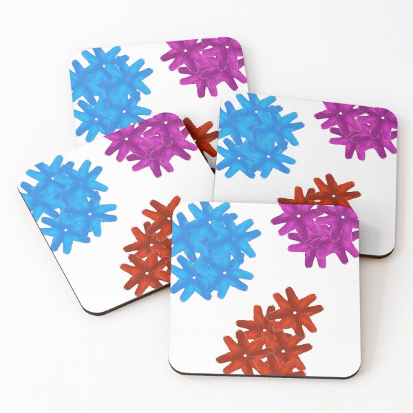 Item preview, Colorful Flowers Pattern - White designed and sold by CushyNest.