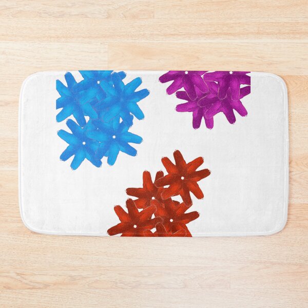 Item preview, Colorful Flowers Pattern - White designed and sold by CushyNest.
