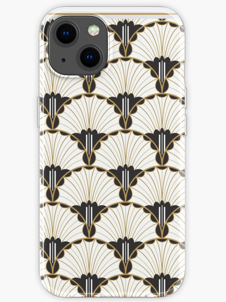 A Tender Curiousity Art Deco Iphone Case By Peggieprints Redbubble