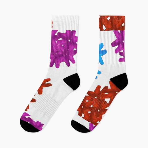 Item preview, Colorful Flowers Pattern - White designed and sold by CushyNest.