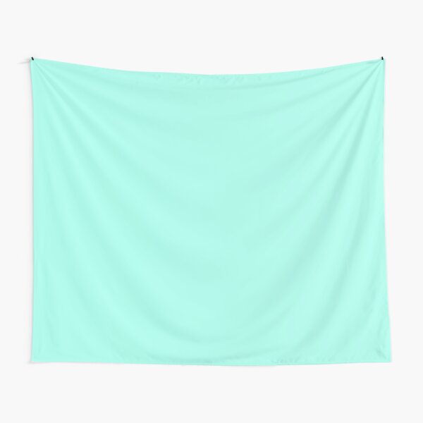 Solid Color Light Cyan Tapestry