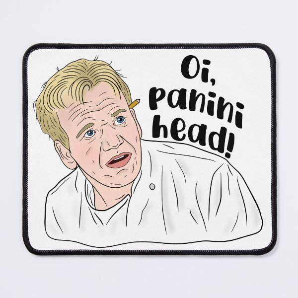 Item preview, Gordon Ramsay, Panini Head, Kitchen Nightmares designed and sold by BMCeeDesigns.