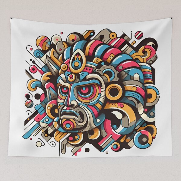 Item preview, Diseño mascara abstracto designed and sold by Abraham Araya.