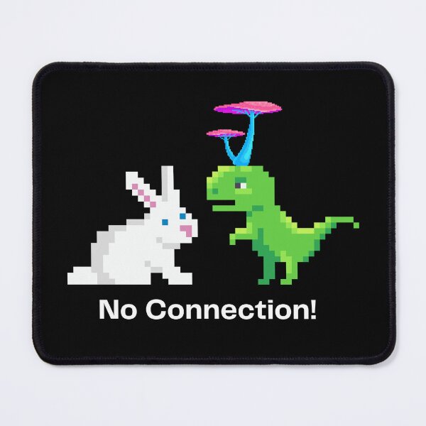 Item preview, Pixelated Dinosaur with Mushroom Hat and Rabbit designed and sold by GorinART.