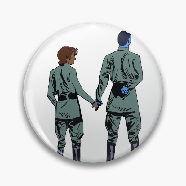 Item preview, Thrawn + Eli sticker designed and sold by Mia Mozzoni.