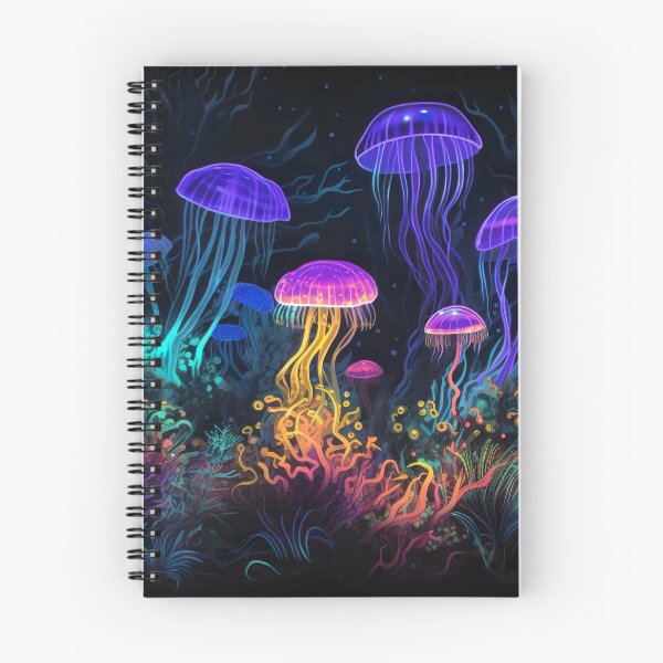 Item preview, Blacklight Style Trippy Jellyfish Party designed and sold by Matt's Artificial Nature.