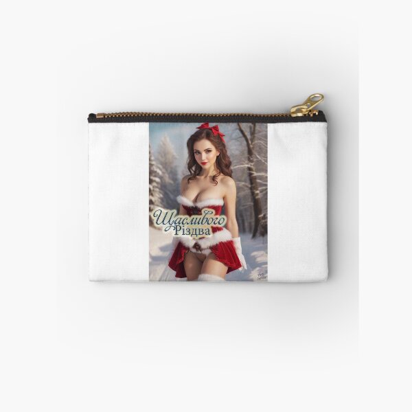 Item preview, Ukrainian Woman wishing Merry Christmas; Ukraine; designed and sold by StickerApe.