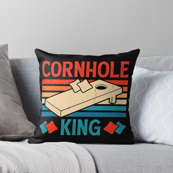 Item preview, Cornhole King Retro Design - Baggo Bean Bag Toss Game - Funny Cornhole Player Vintage designed and sold by naworas.