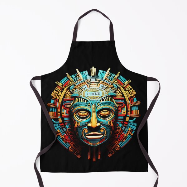 Item preview, Maya mask, Mexico mask, Mayan deity, alien mask, tribal mask, psytrance mask, Aztec mask, Indigenous art, Ritualistic mask, Shamanic mask Mesoamerican culture designed and sold by psytrancedesign.
