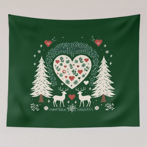 Item preview, Christmas heart designed and sold by Riverside-Moon.