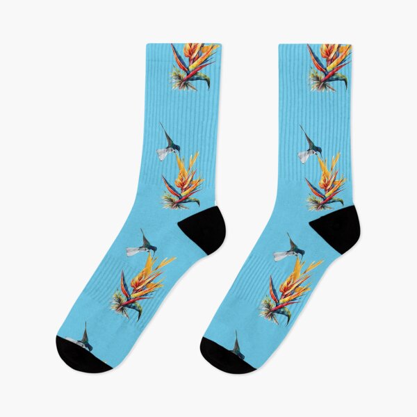 Item preview, Hummingbird Feeding on Tropical Bird of Paradise designed and sold by Bliss Find And Design.