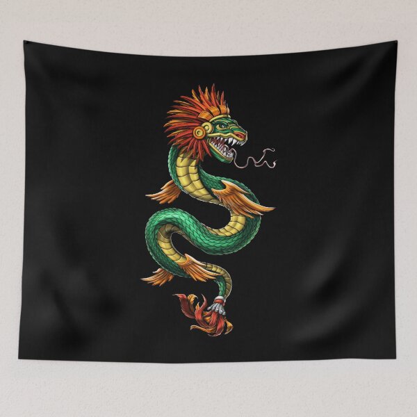 Item preview, Quetzalcoatl Aztec Feathered Serpent God designed and sold by underheaven.