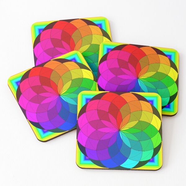 Item preview, Dynamic Harmony: Colourful Geometric Symmetry Art designed and sold by Kitty Nut House.