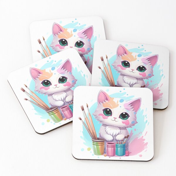 Item preview, painter cat designed and sold by PrintablePalace.