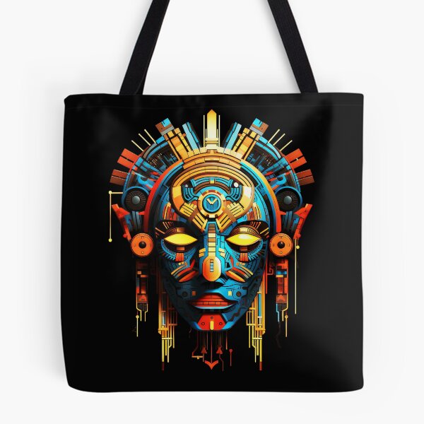 Item preview, Maya mask, Mexico mask, Mayan deity, alien mask, tribal mask, psytrance mask, Aztec mask, Indigenous art, Ritualistic mask, Shamanic mask Mesoamerican culture designed and sold by psytrancedesign.