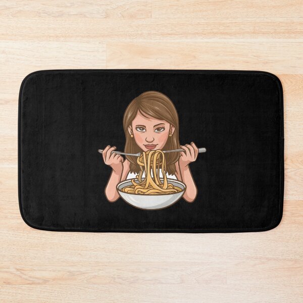 Item preview, Girl Eating Spaghetti designed and sold by NNisu.