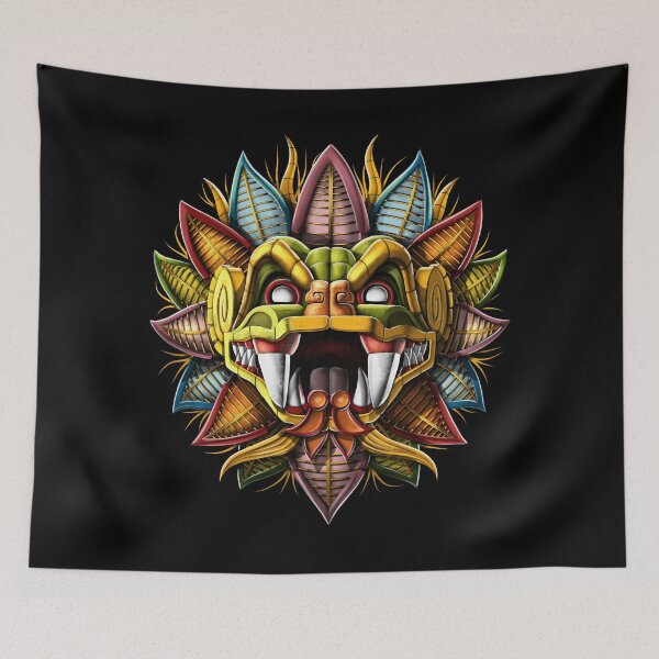 Item preview, Quetzalcoatl Aztec Serpent God designed and sold by underheaven.
