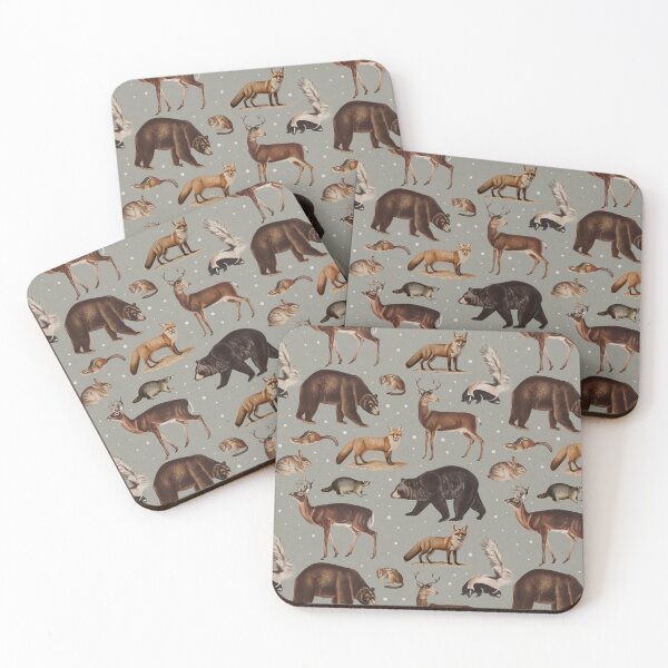 Item preview, Wild Forest Animals designed and sold by cafelab.